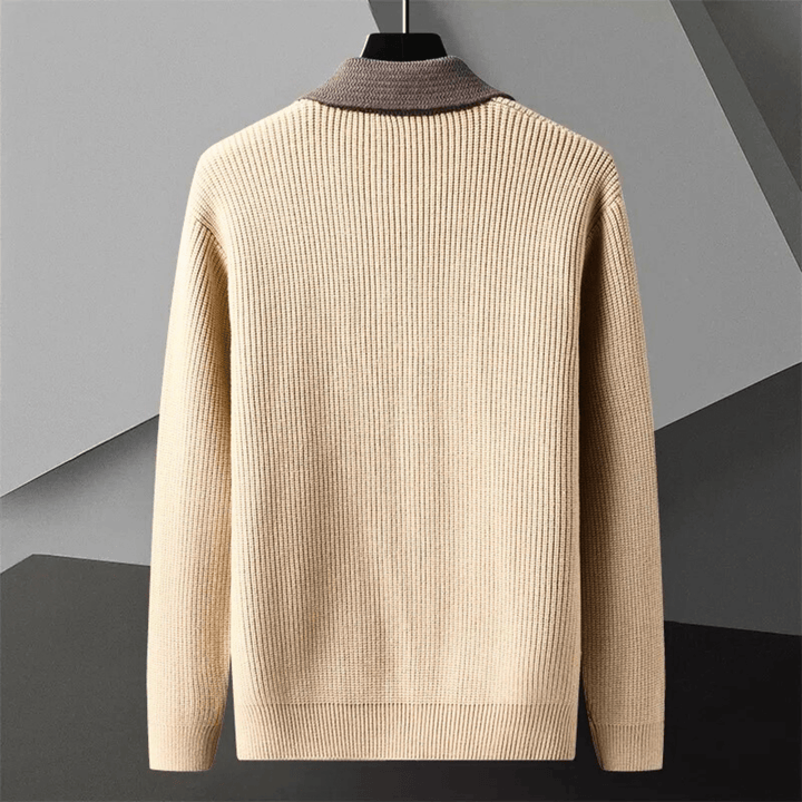 Molvana - Atlas Wool Sweatercoat - 14:1254#Khaki;5:200006272#M