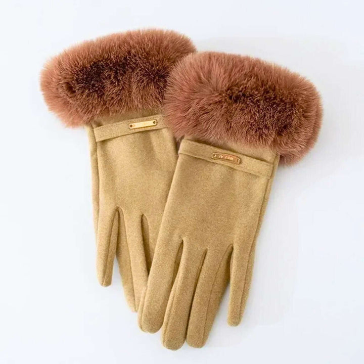 Molvana - CozyFur Touch Gloves - 000000000