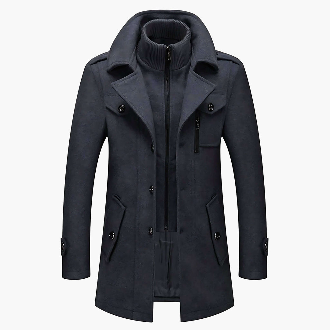 Executive Prestige Wool Coat - Molvana