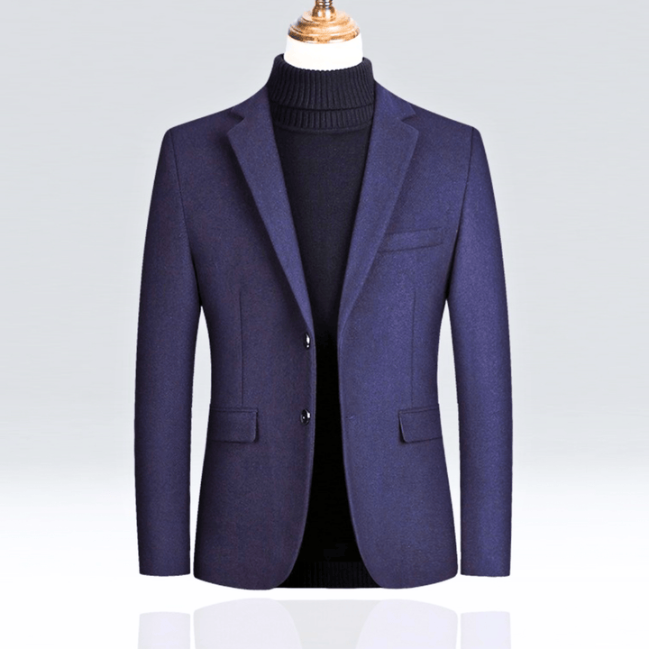 Molvana - Prestige Tailored Wool Blazer - 14:203008817#Navy;5:100014065#XL 65 - 75 KG