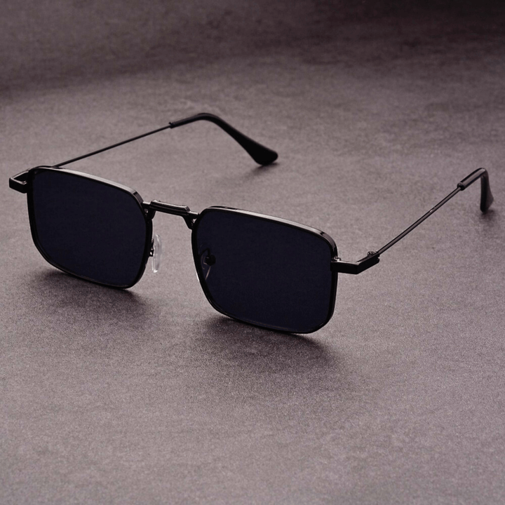 Molvana - Aurelian Rectangular Shades - 73:193#Black