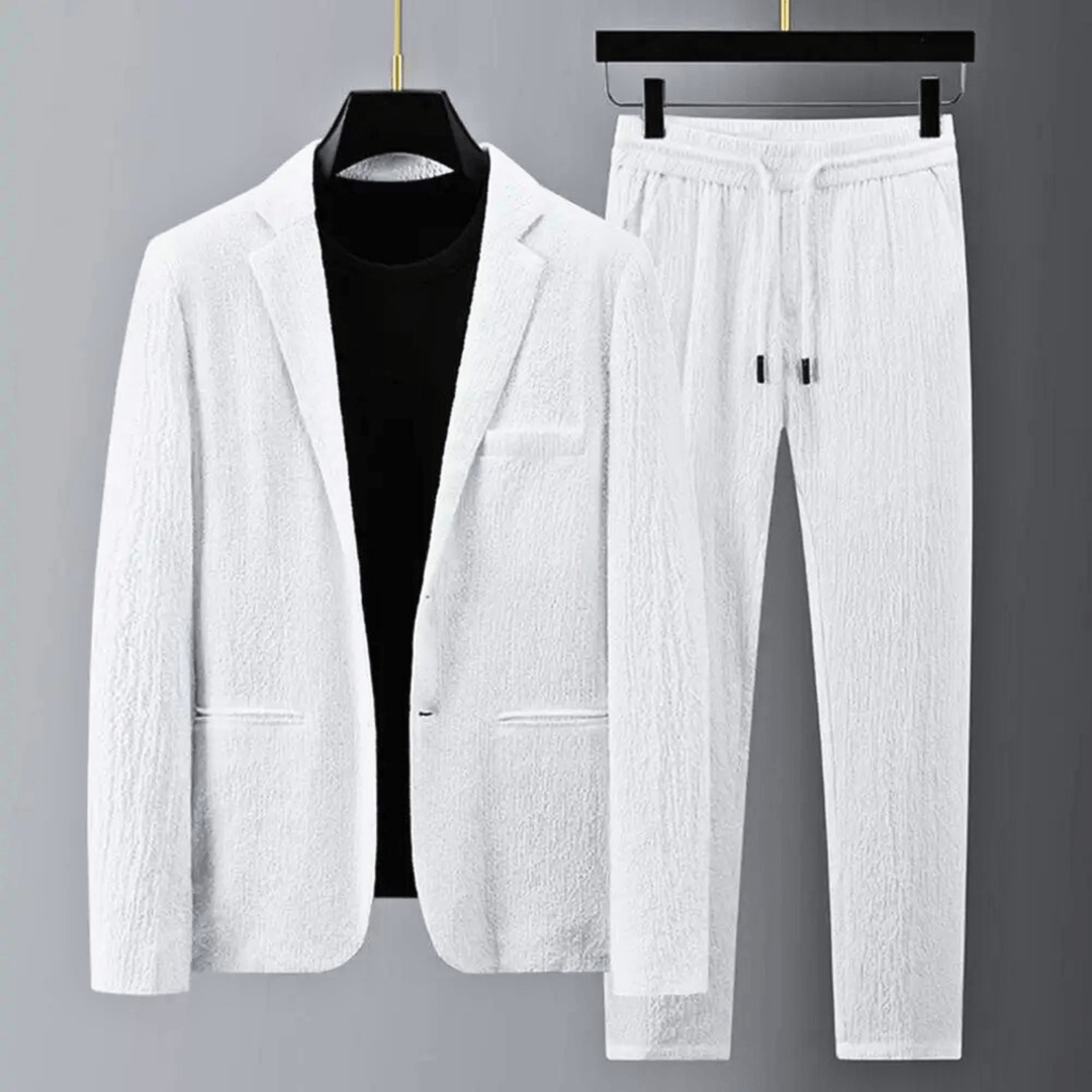 Molvana - Montevaro Classic Tailored Suit - 14:29#White;200007763:201441035;5:361386#M