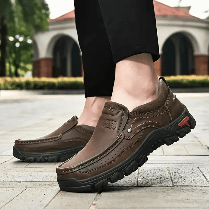 Molvana - UrbanEase Leather Slip - On - 14:365458#Dark Brown;200000124:100013888
