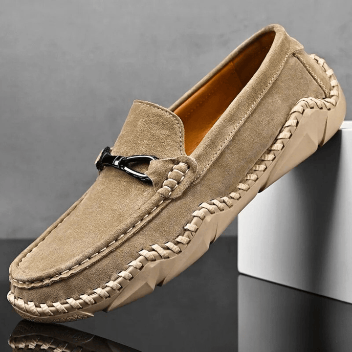 Molvana - Vérrano Leather Loafers - 14:350850#Khaki;200000124:200000284#38