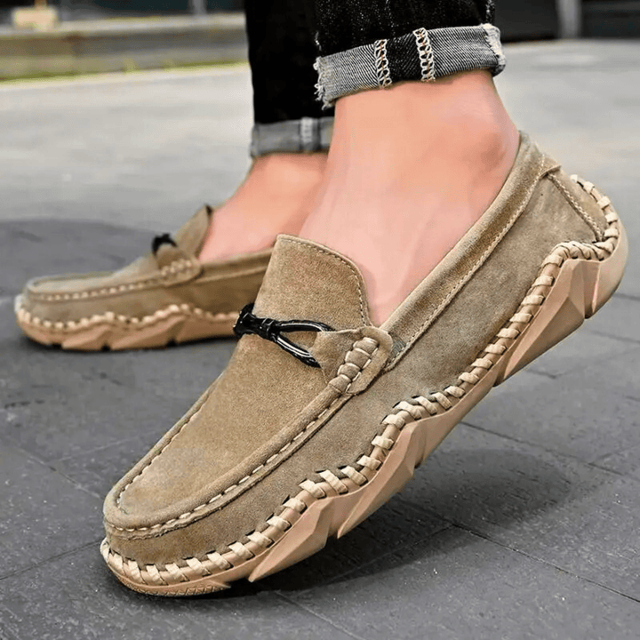 Molvana - Vérrano Leather Loafers - 14:350850#Khaki;200000124:200000284#38