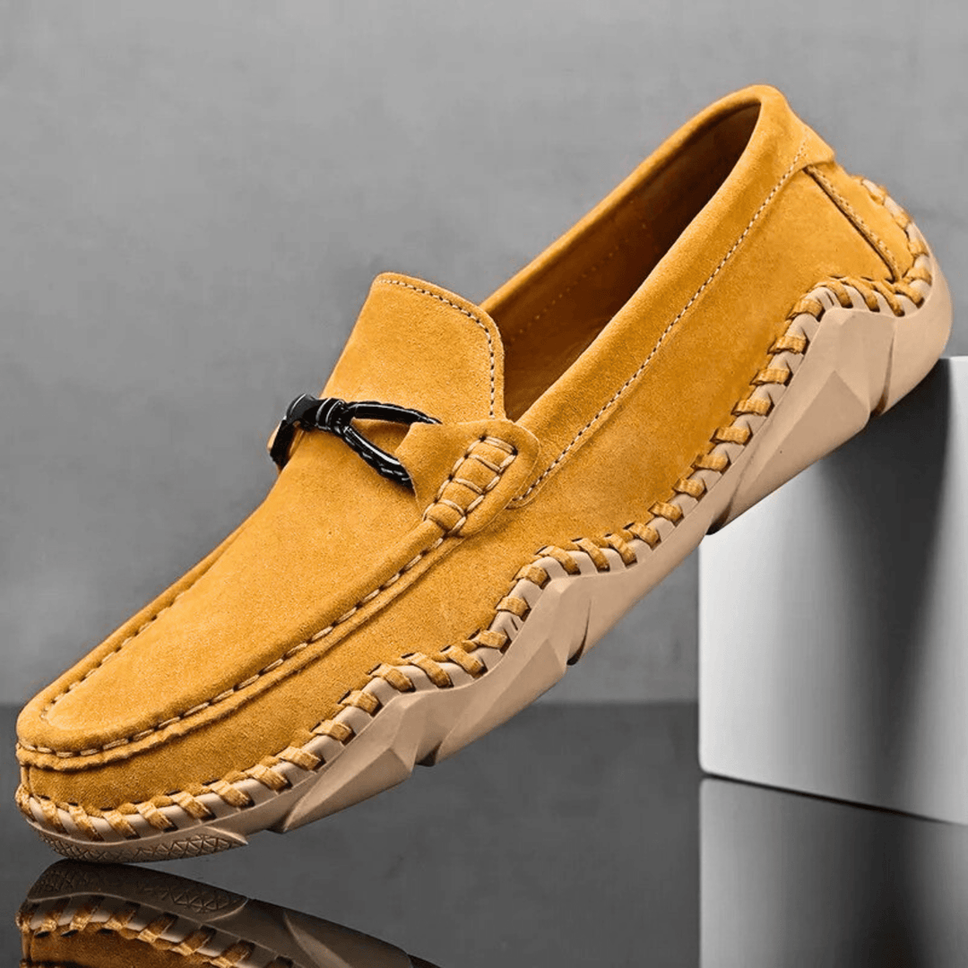 Molvana - Vérrano Leather Loafers - 14:691#Yellow;200000124:200000284#38