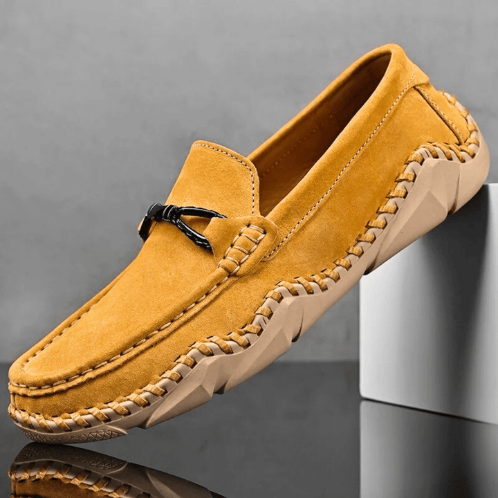 Molvana - Vérrano Leather Loafers - 14:691#Yellow;200000124:200000284#38