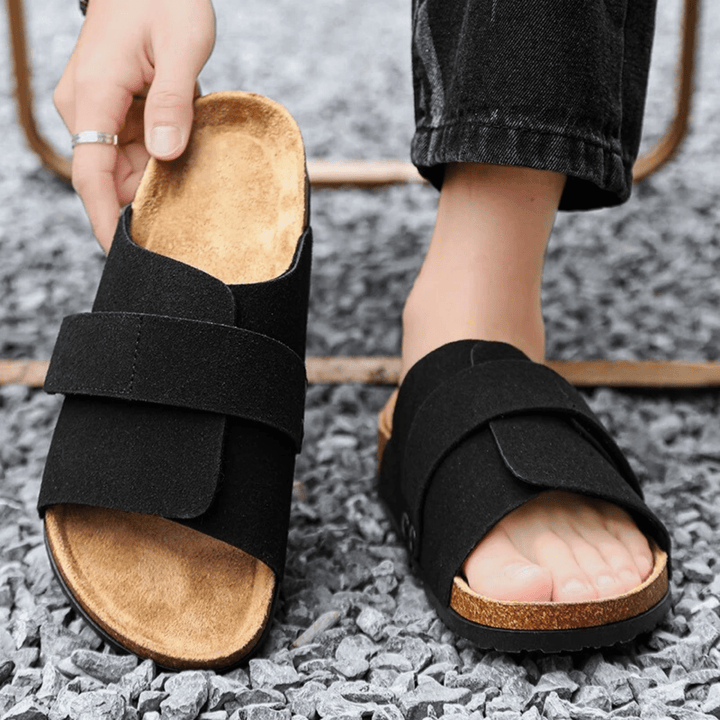 Nortvale - Argento Suede Sandals - 14:193;200000124:200000898