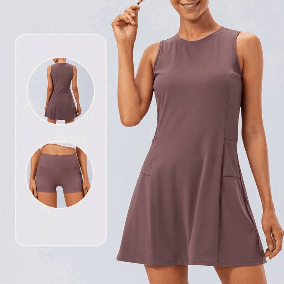 Nortvale - Aurelle Athletic Dress Set - 14:771#Purple;5:100014066