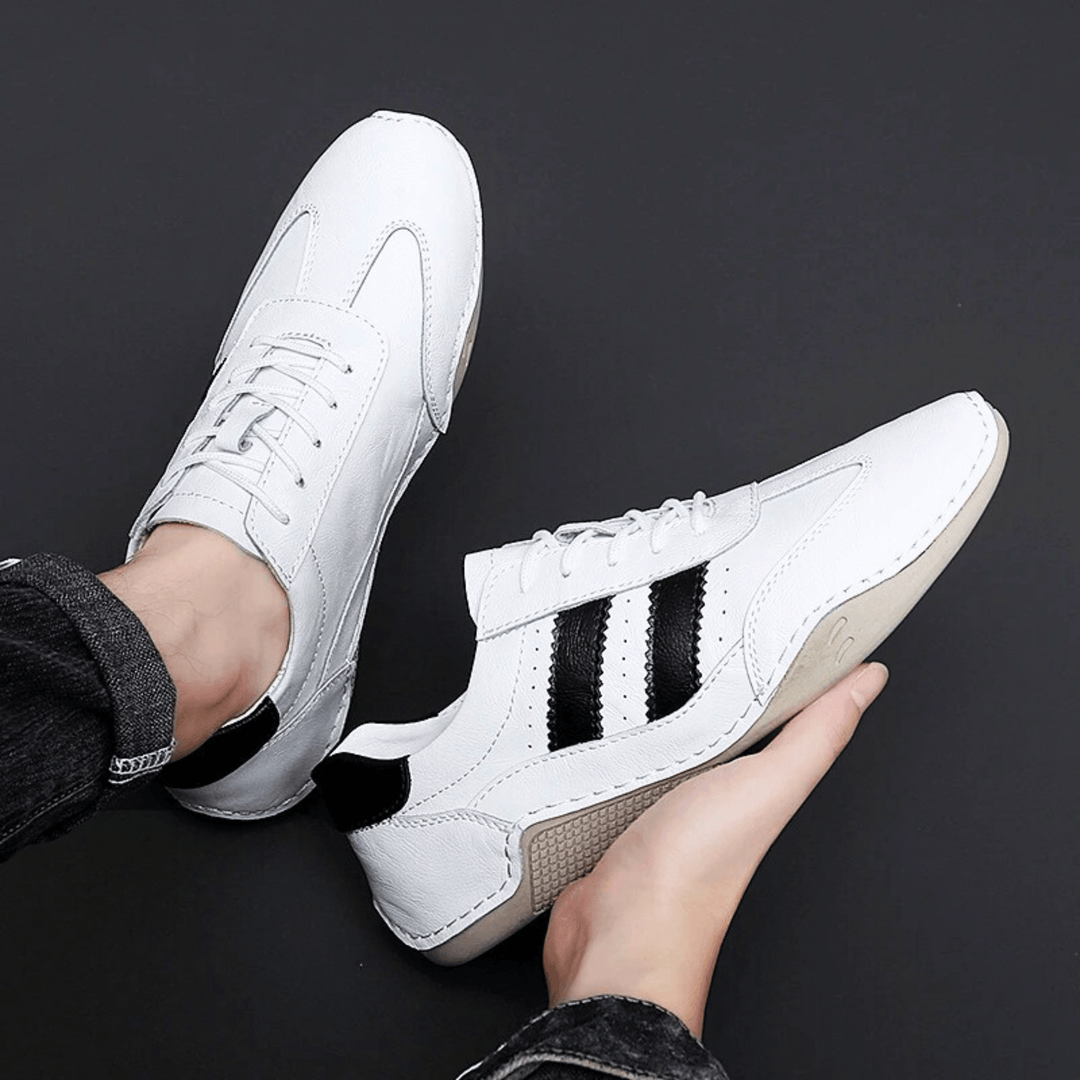 Nortvale - Breathable Leather Sneakers - 14:29;200000124:200000898