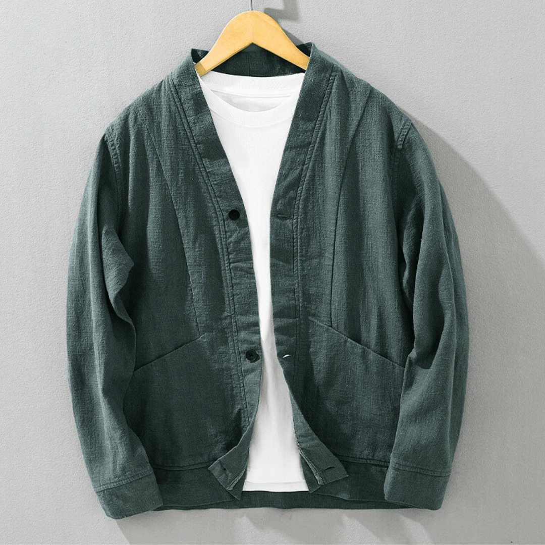 Nortvale - Breeze Linen Jacket - 14:173#Gray;5:200000990