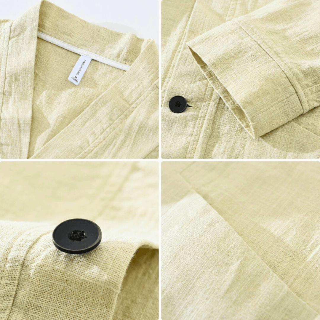 Nortvale - Breeze Linen Jacket - 14:173#Gray;5:200000990