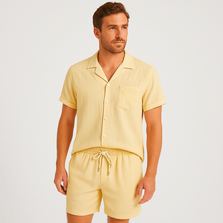 Nortvale - Breeze Summer Set - 14:200001438#Khaki;5:4183#3XL
