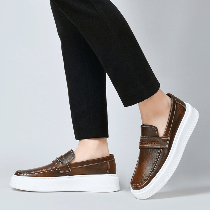 Nortvale - Classic Genuine Leather Loafers - 14:365458;200000124:200000898