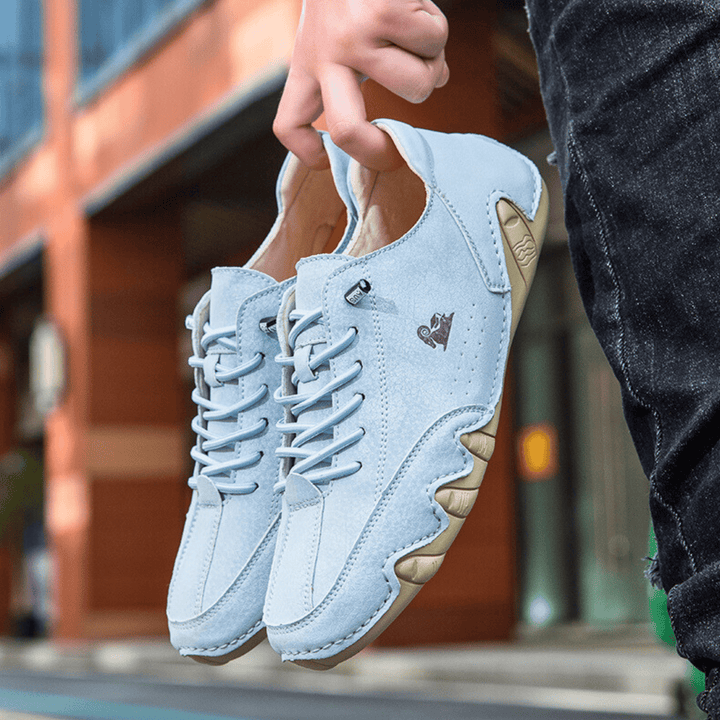 Nortvale - Comfortable Flat Leather Sneakers - 14:193#F8009 black;200000124:200000898