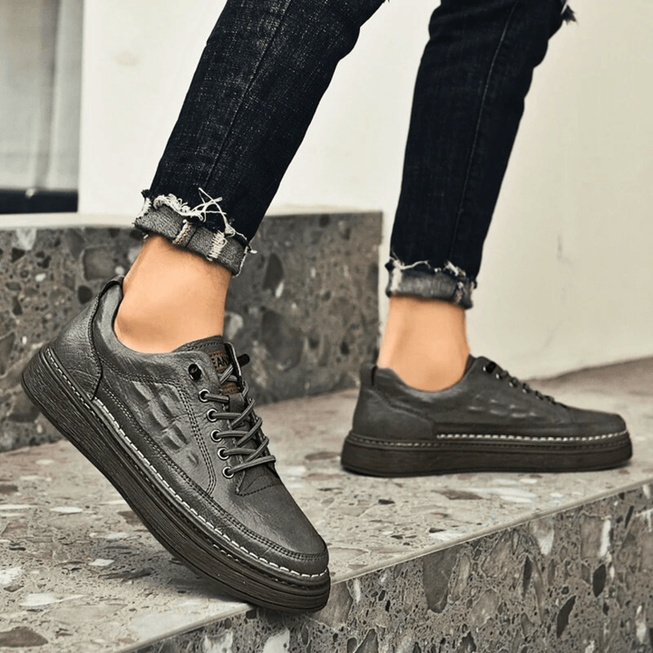 Nortvale - Crocodile Genuine Leather Sneakers - 14:691;200000124:100010482