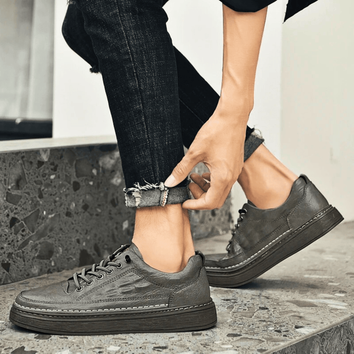 Nortvale - Crocodile Genuine Leather Sneakers - 14:691;200000124:100010482