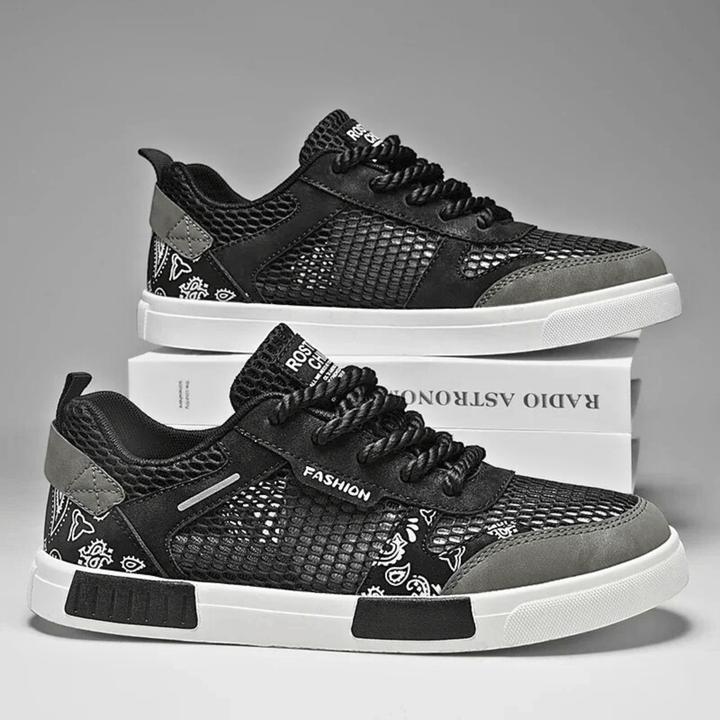 Nortvale - Desert Breathable AirMesh Sneakers - 14:200003699black 801;200000124:200000364;200007763:201336100