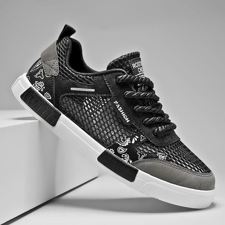 Nortvale - Desert Breathable AirMesh Sneakers - 14:200003699black 801;200000124:200000364;200007763:201336100