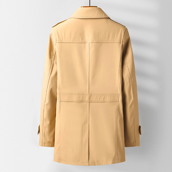 Nortvale - Executive Classic Lapel Coat - 14:173#khaki;5:361386#M 50kg - 55kg