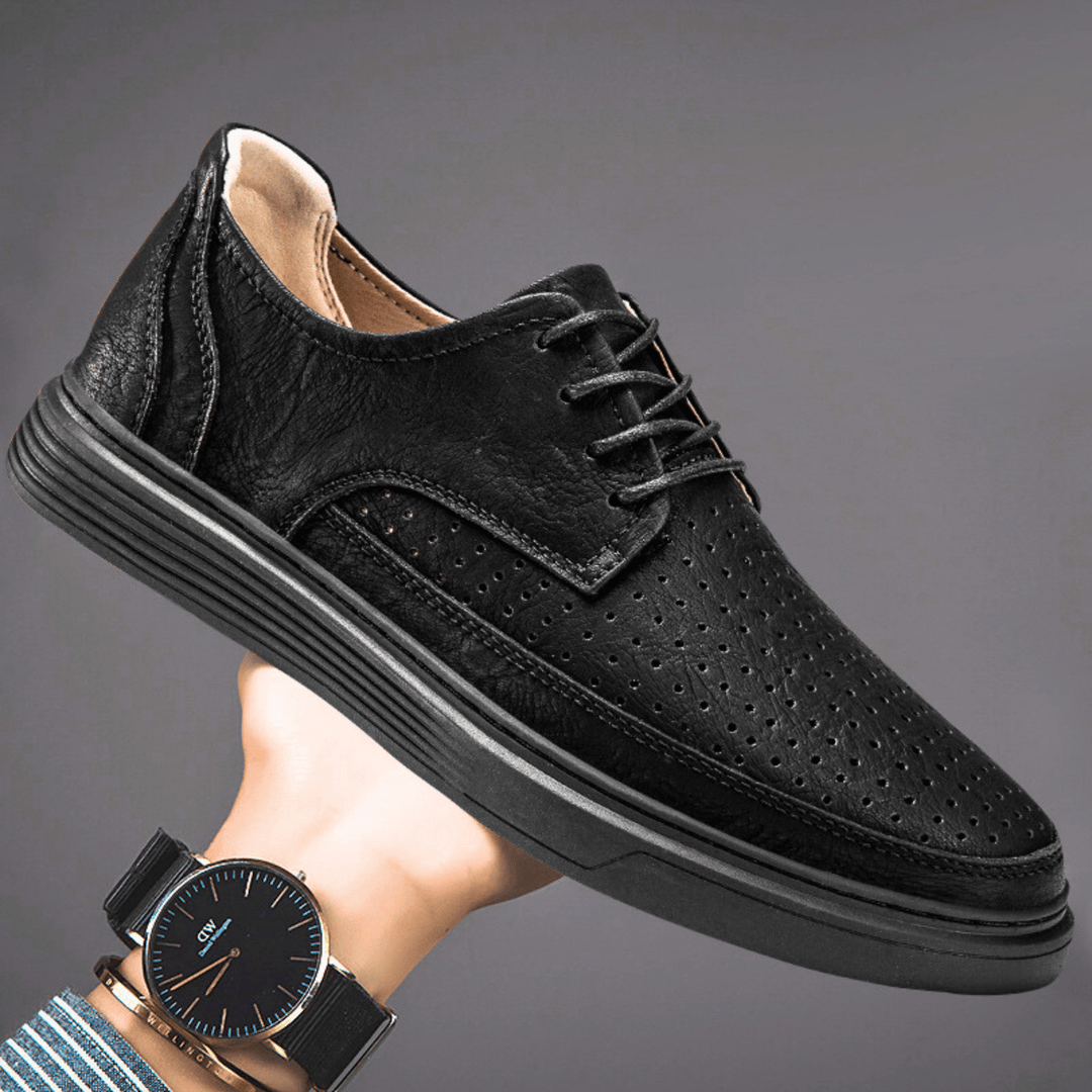 Nortvale - Formal Genuine Leather Shoes - 14:1254#Black - Hollow;200000124:200000334