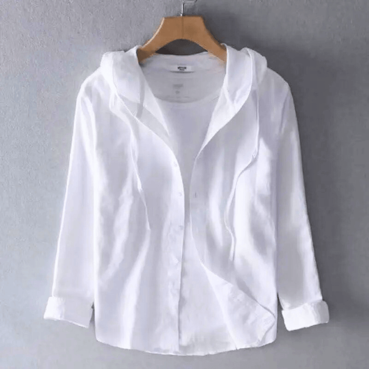 Nortvale - Horizon Linen Button Hoodie - 14:29;5:200000990