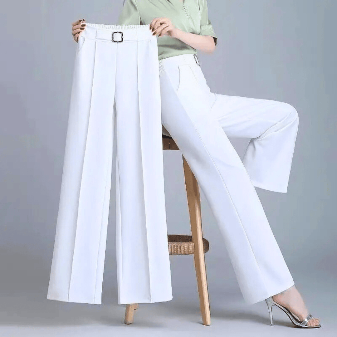 Nortvale - Ice Silk High - Waist Pants - 14:193#white;5:361386#M(40kg - 47kg)