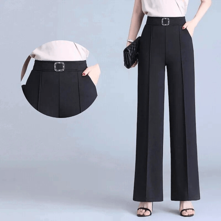 Nortvale - Ice Silk High - Waist Pants - 14:771#black;5:361386#M(40kg - 47kg)