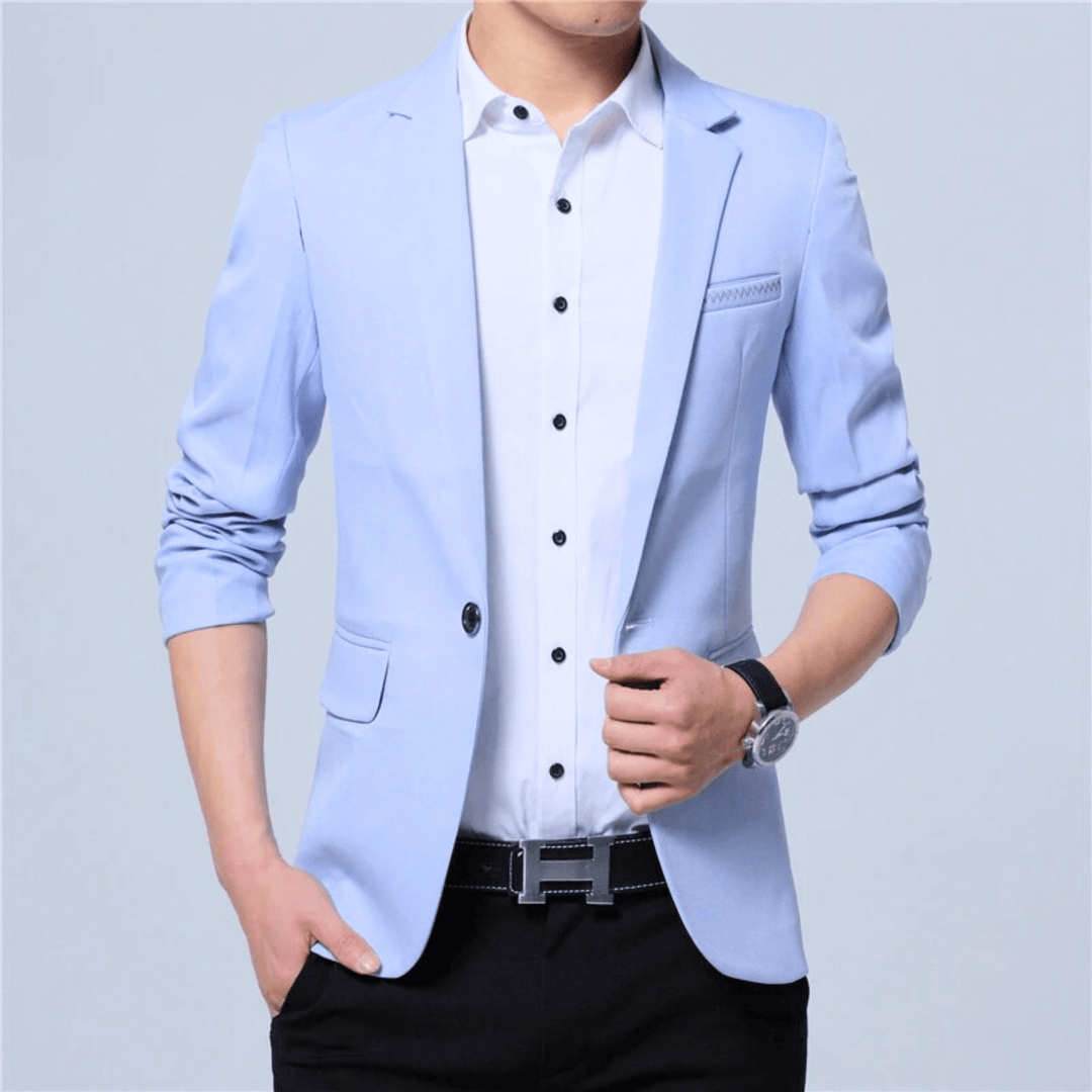 Nortvale - London Slim - Fit Breathable Blazer - 14:771#8906 light blue;200007763:201336100;5:200000991