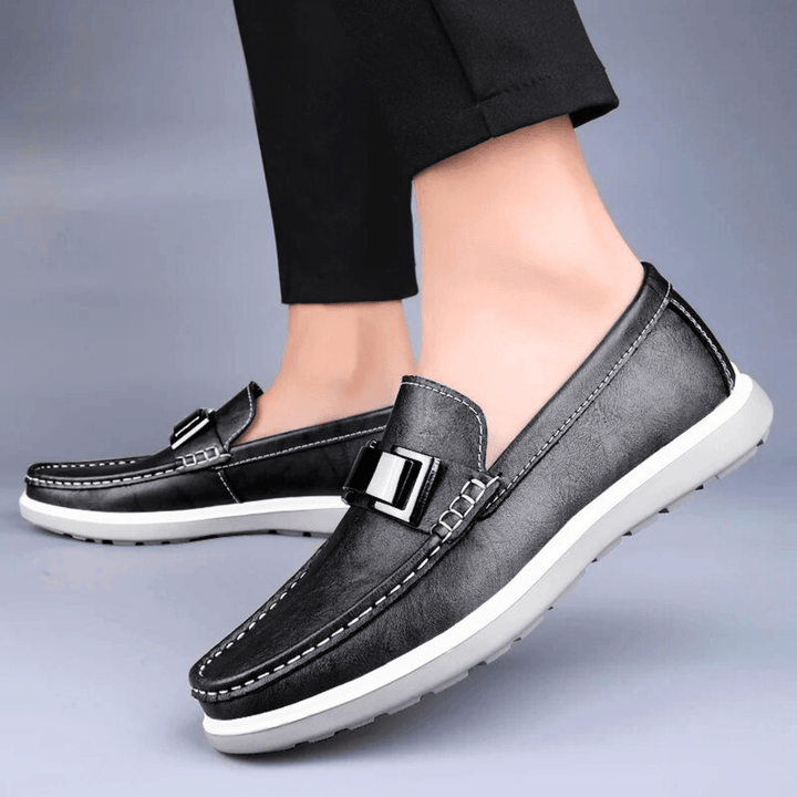 Nortvale - Milano Formal Leather Drivers - 14:193#Black;200000124:200000898
