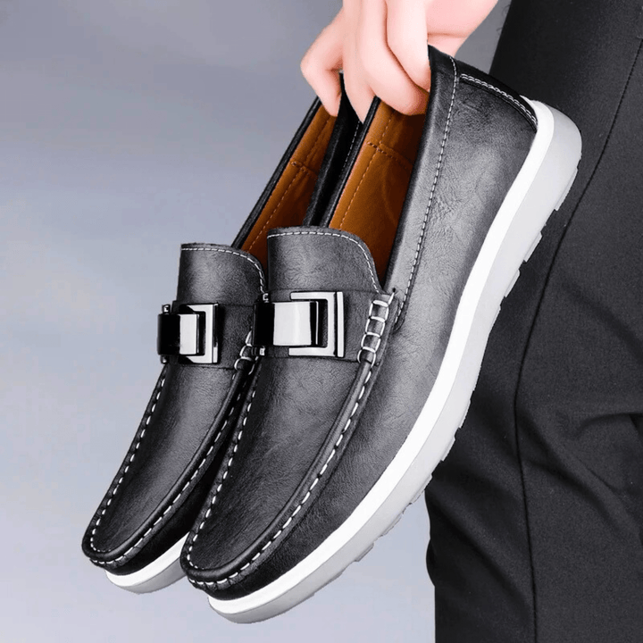 Nortvale - Milano Formal Leather Drivers - 14:193#Black;200000124:200000898