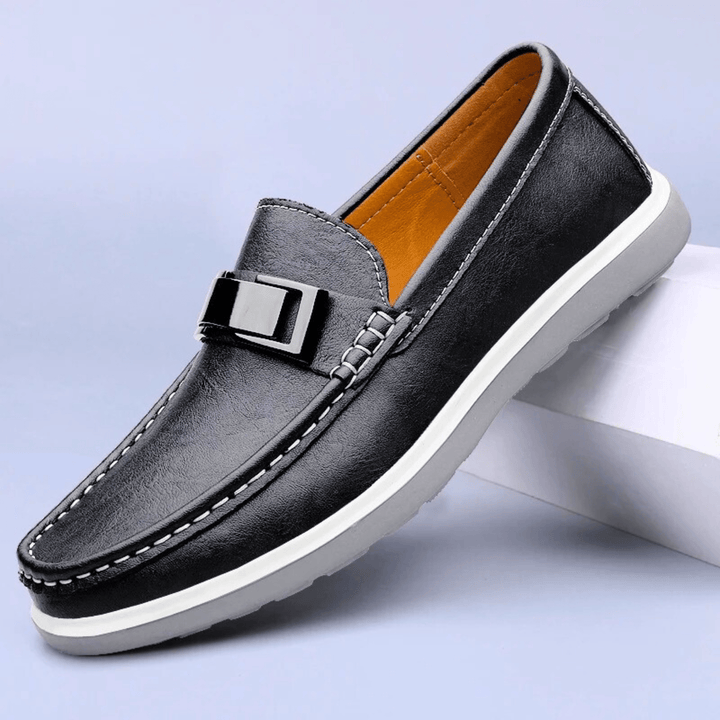 Nortvale - Milano Formal Leather Drivers - 14:193#Black;200000124:200000898