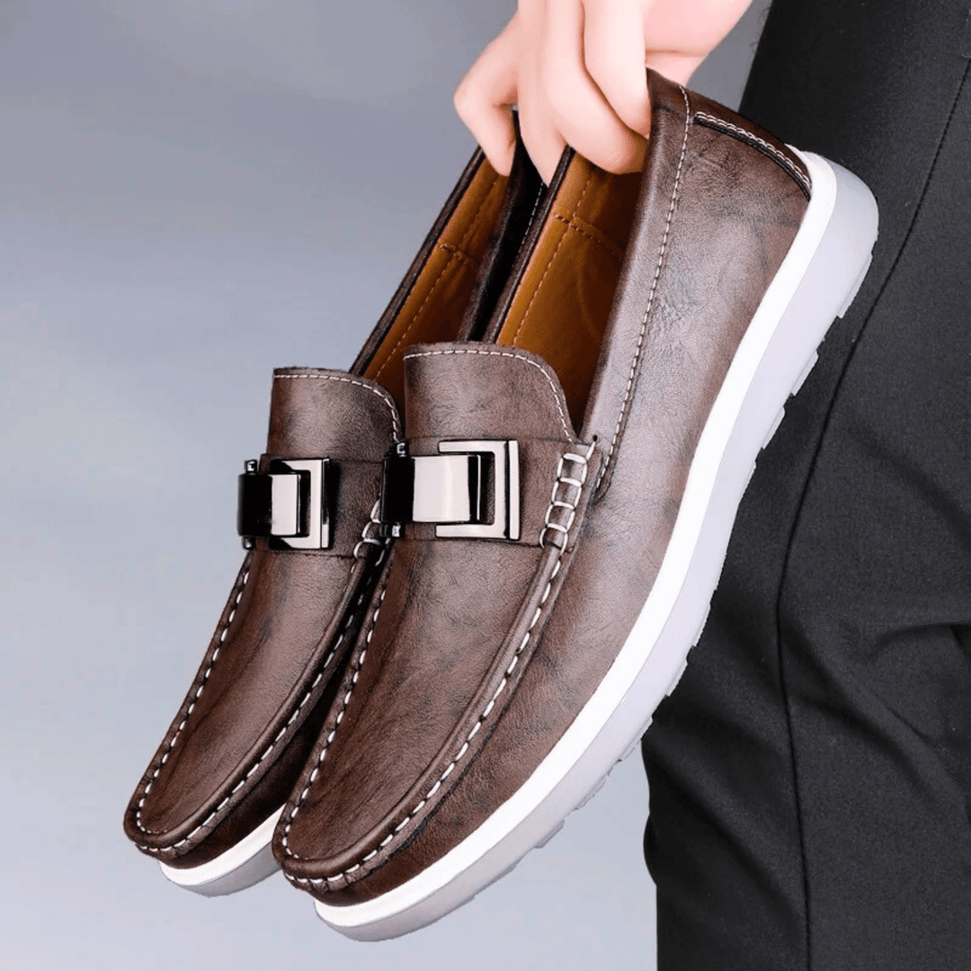 Nortvale - Milano Formal Leather Drivers - 14:365458#Brown;200000124:200000898