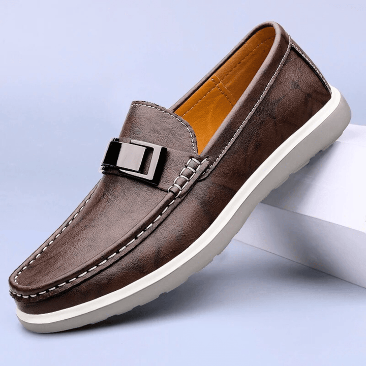 Nortvale - Milano Formal Leather Drivers - 14:365458#Brown;200000124:200000898