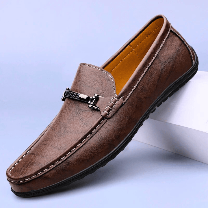 Nortvale - Milano Genuine Leather Loafers - 14:365458#Brown;200000124:200000334