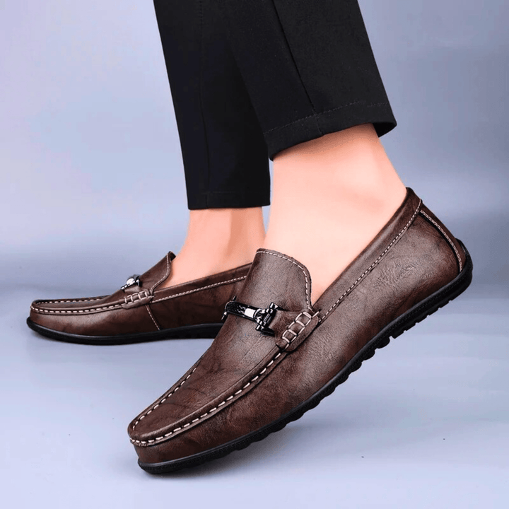 Nortvale - Milano Genuine Leather Loafers - 14:365458#Brown;200000124:200000334