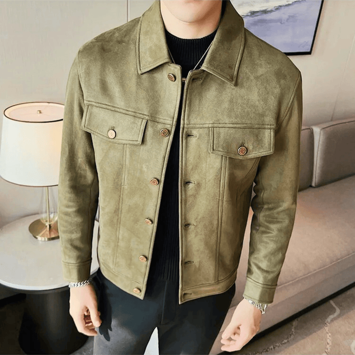 Nortvale - Montero Suede Jacket - 14:173#Green;5:361386#Asian M 50 - 57KG
