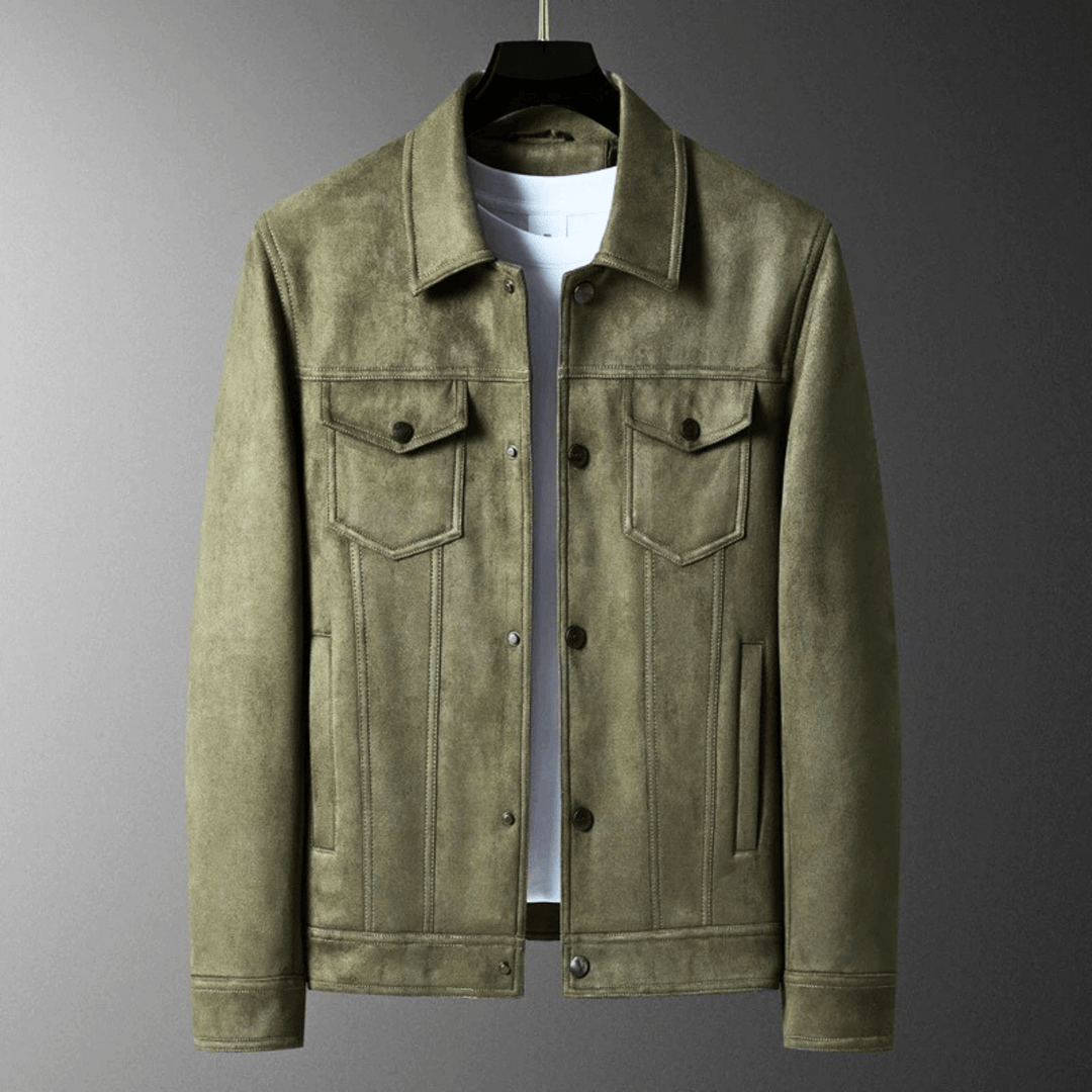 Nortvale - Montero Suede Jacket - 14:173#Green;5:361386#Asian M 50 - 57KG