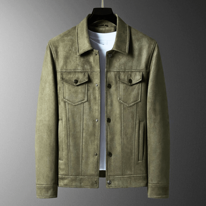 Nortvale - Montero Suede Jacket - 14:173#Green;5:361386#Asian M 50 - 57KG