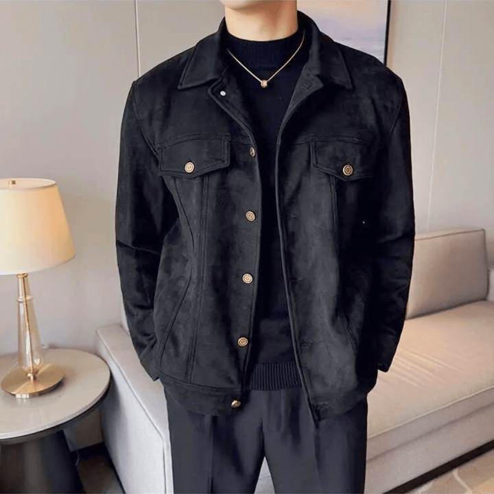 Nortvale - Montero Suede Jacket - 14:193#Black;5:361386#Asian M 50 - 57KG