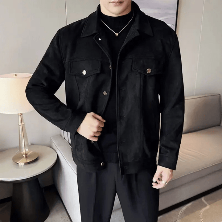 Nortvale - Montero Suede Jacket - 14:193#Black;5:361386#Asian M 50 - 57KG