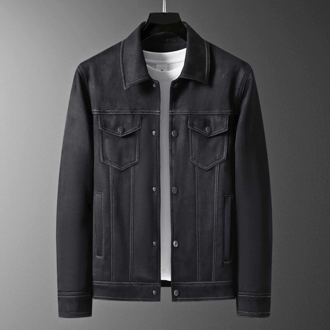 Nortvale - Montero Suede Jacket - 14:193#Black;5:361386#Asian M 50 - 57KG
