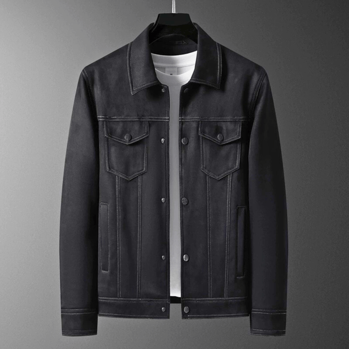 Nortvale - Montero Suede Jacket - 14:193#Black;5:361386#Asian M 50 - 57KG