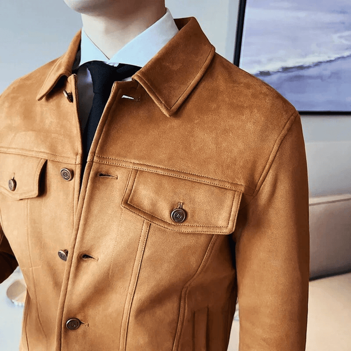 Nortvale - Montero Suede Jacket - 14:771#Coffee;5:361386#Asian M 50 - 57KG