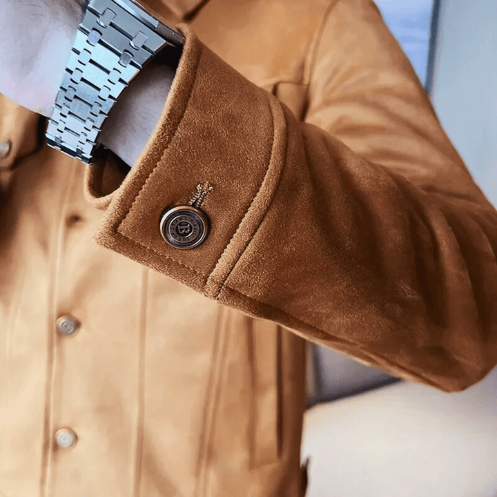 Nortvale - Montero Suede Jacket - 14:771#Coffee;5:361386#Asian M 50 - 57KG