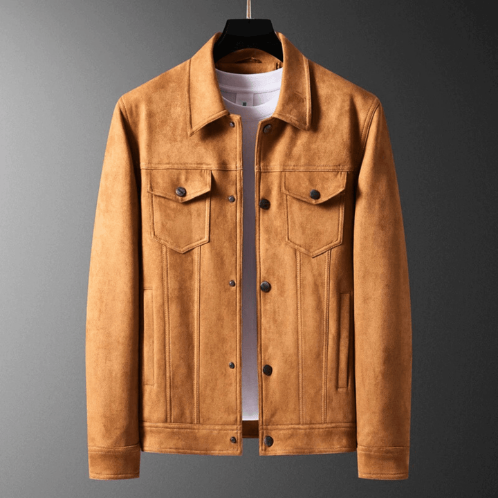 Nortvale - Montero Suede Jacket - 14:771#Coffee;5:361386#Asian M 50 - 57KG