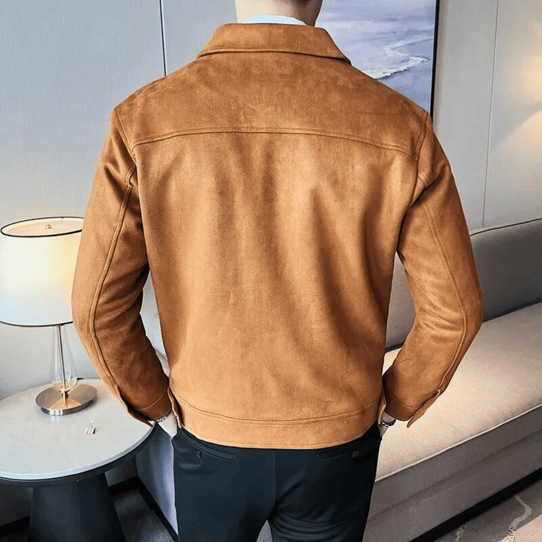 Nortvale - Montero Suede Jacket - 14:771#Coffee;5:361386#Asian M 50 - 57KG