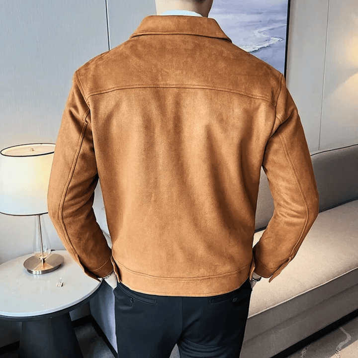 Nortvale - Montero Suede Jacket - 14:771#Coffee;5:361386#Asian M 50 - 57KG