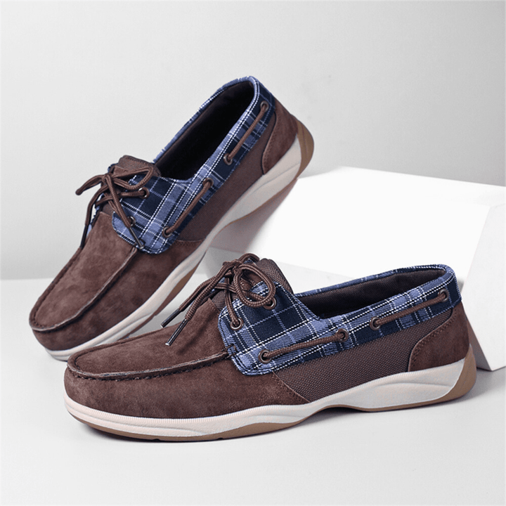 Nortvale - PlaidHarbor Suede Loafers - 14:365458Brown;200000124:100013888