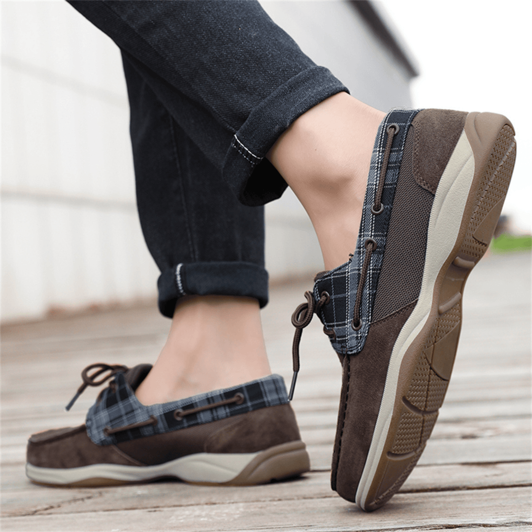 Nortvale - PlaidHarbor Suede Loafers - 14:365458Brown;200000124:100013888